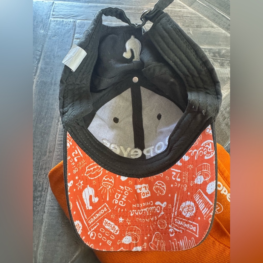 Popeyes Orange and Black Uniform Set | XL - Picture 9 of 11